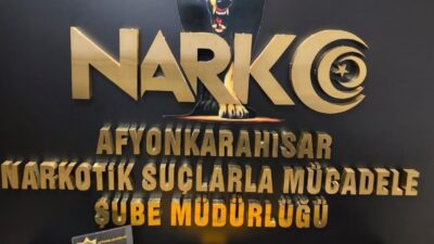 Afyonkarahisar İl Emniyet Müdürlüğü görevlileri yaptığı operasyonda 13 adet uyuşturucu