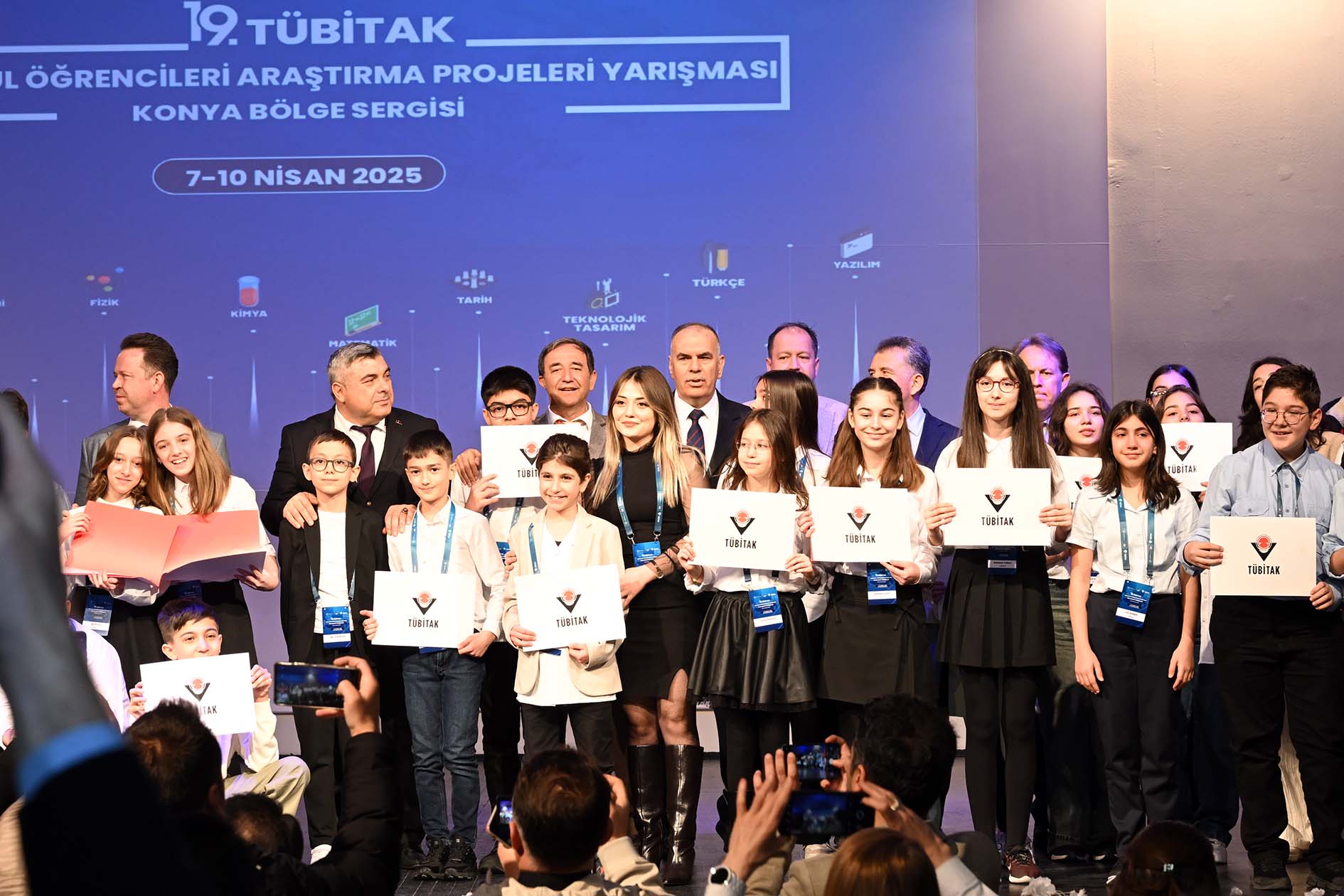 19.TÜBİTAK 2204-B Ortaokul Öğrencileri Araştırma Projeleri Yarışmaları kapsamında Bölge Finallerine