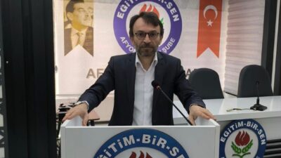 Eğitim Bir-Sen Afyon1 Nolu Başkanı Mustafa Arslan, Proje Okulları’nda bazı