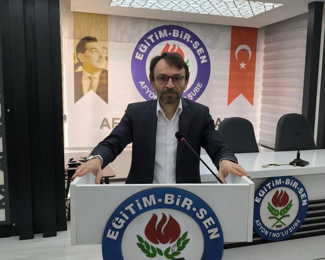 Eğitim Bir-Sen Afyon1 Nolu Başkanı Mustafa Arslan, Proje Okulları’nda bazı