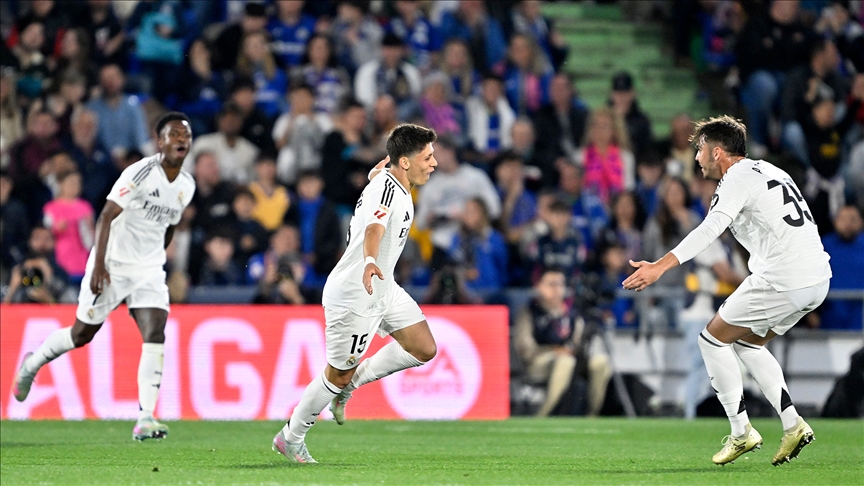 İspanya 1. Futbol Ligi'nde (La Liga) Real Madrid deplasmanda Getafe'yi