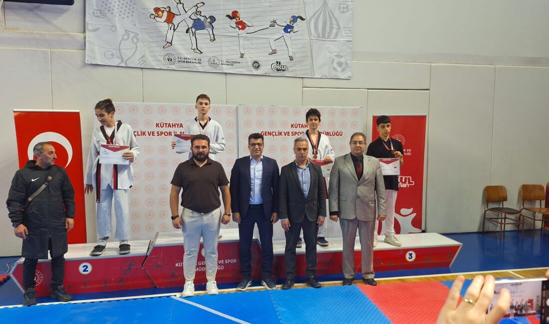 Kütahya’da düzenlenen Okul Sporları Karate Grup Müsabakaları, Türkiye’nin dört bir