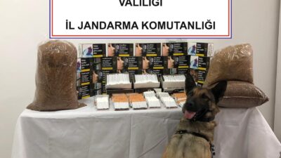 Afyonkarahisar İl Jandarma Komutanlığı ekipleri, 105 paket kaçak bandrolsüz sigara,