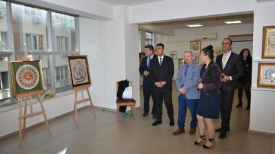 Denizli’nin Pamukkale ilçesinde usta öğretici ve kursiyerler tarafından hazırlanan minyatür