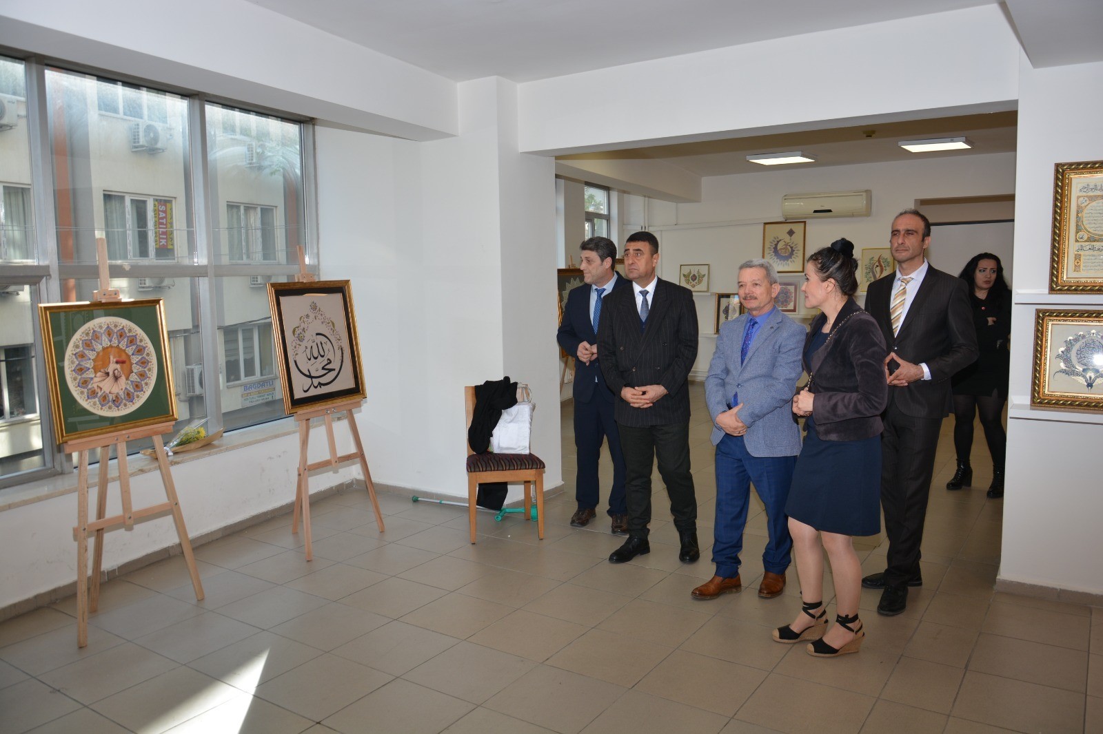 Denizli’nin Pamukkale ilçesinde usta öğretici ve kursiyerler tarafından hazırlanan minyatür