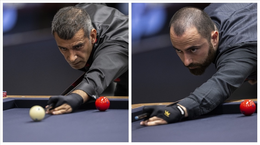 Ankara'da düzenlenen 3 Bant Bilardo Milli Takımlar Avrupa Şampiyonası'nda Tayfun