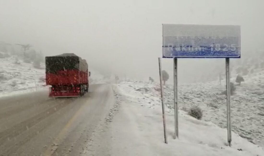Antalya’da nisan ayında kar sürprizi yaşandı. Akseki-Seydişehir karayolunda 5 kilometrelik