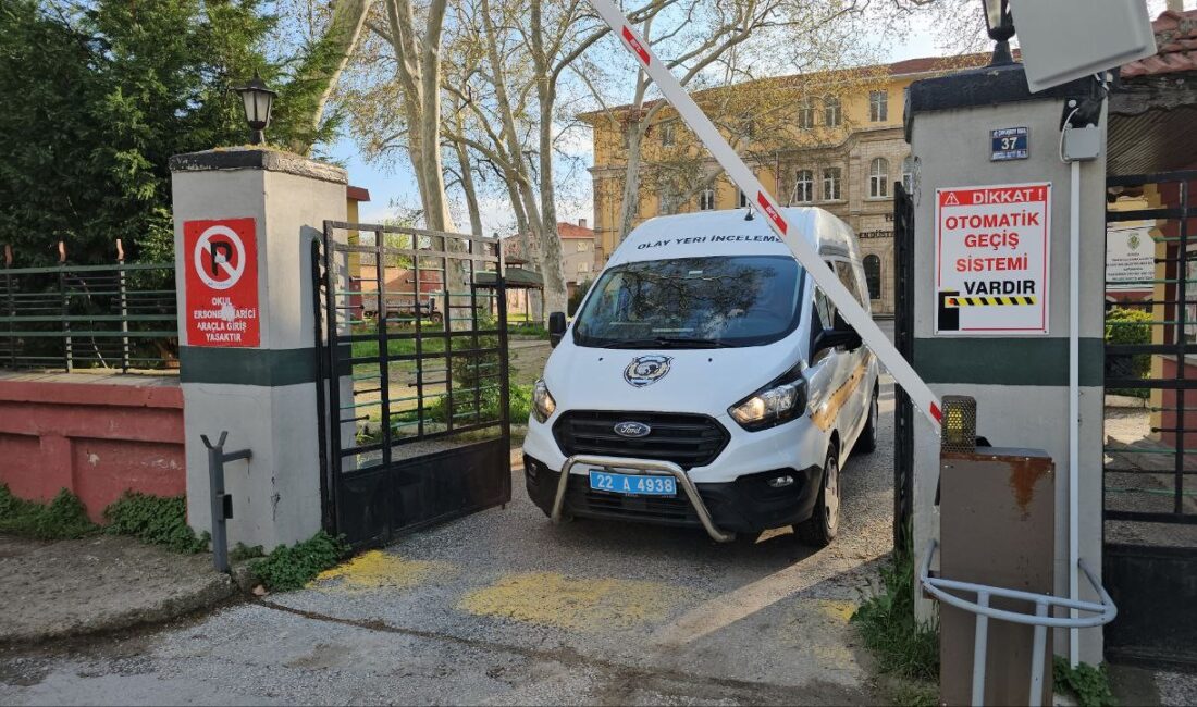Edirne'de 14 yaşındaki bir kız çocuğu okul bahçesinde ölü bulundu.