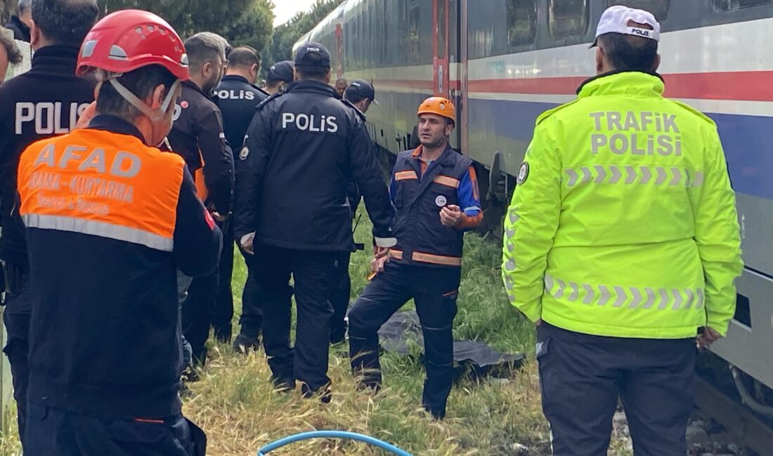  Aydın’ın Efeler ilçesinde trenin çarptığı bir şahıs olay yerinde hayatını