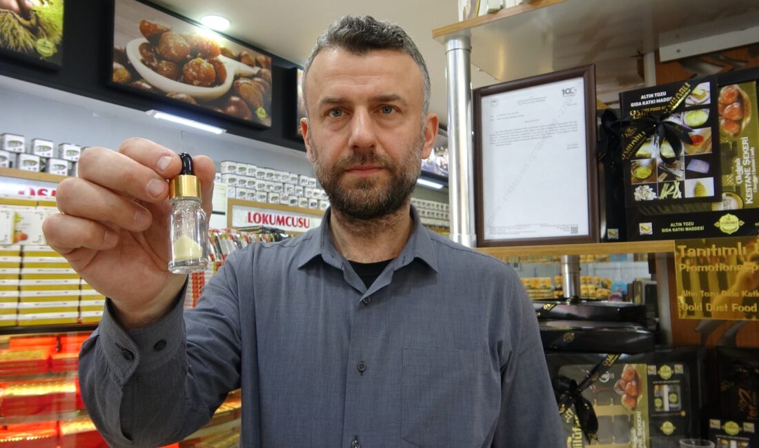 Bursa’da Yenilebilir Altın Tozu Üretildi: Gramı 4.500 Lira