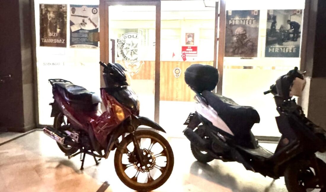 Afyonkarahisar’da 2 gün önce çalınan motosikletler, gece bekçilerinin dikkati ve
