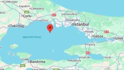 İstanbul’da saat 14.49’da 3,4 büyüklüğünde artçı deprem meydana geldi.