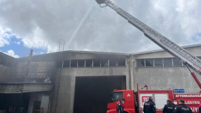 Afyonkarahisar (OSB) Organize Sanayi Bölgesi’nde orman ürünleri fabrikasında henüz bilinmeyen