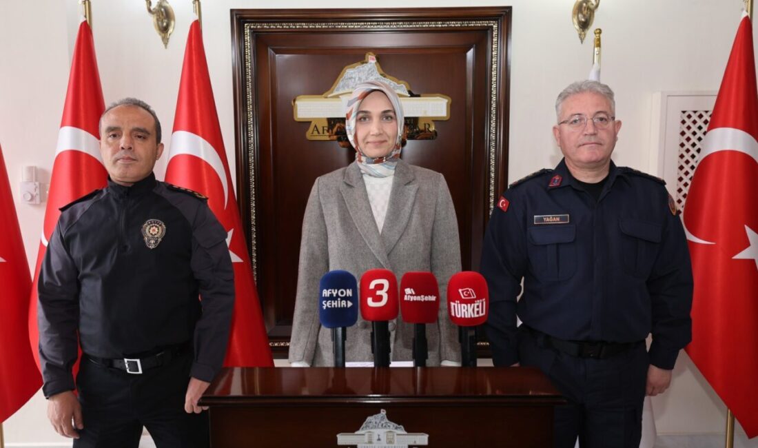 AFYONKARAHİSAR (AA) – Afyonkarahisar Valisi Kübra Güran Yiğitbaşı, asayiş ve