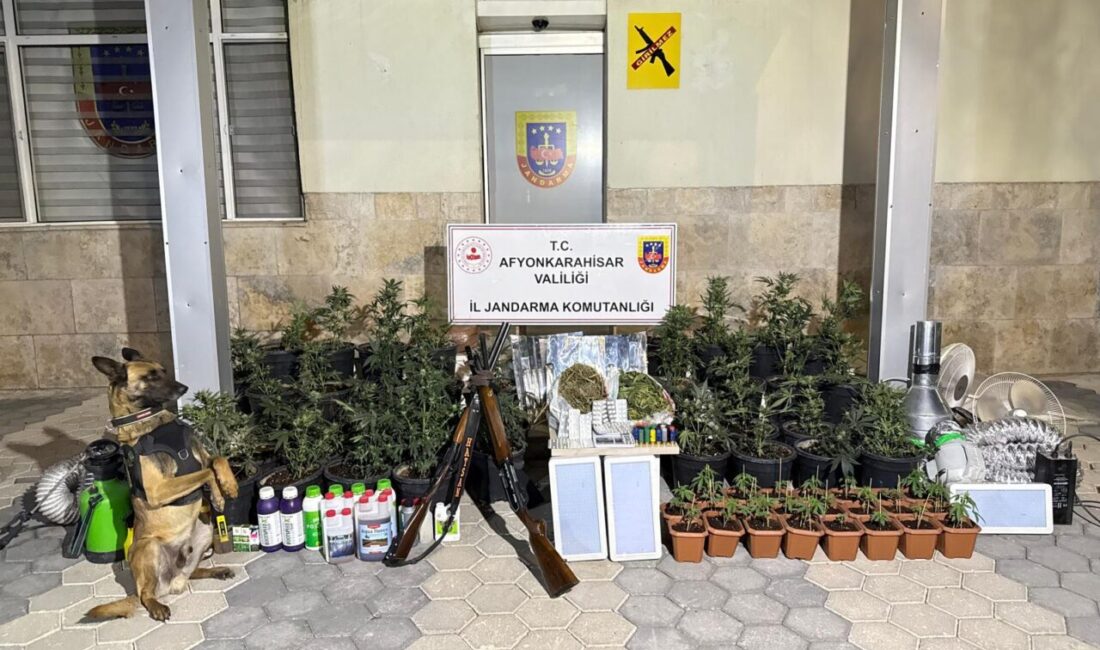 AFYONKARAHİSAR (AA) – Afyonkarahisar'ın Emirdağ ilçesinde düzenlenen uyuşturucu operasyonunda 2