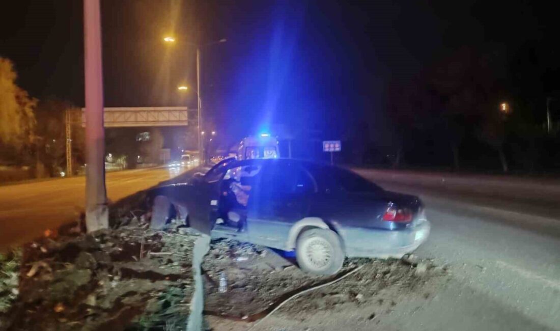 Eskişehir’de 0,30 promil alkollü sürücünün direksiyon hâkimiyetini kaybetmesi sonucu meydana