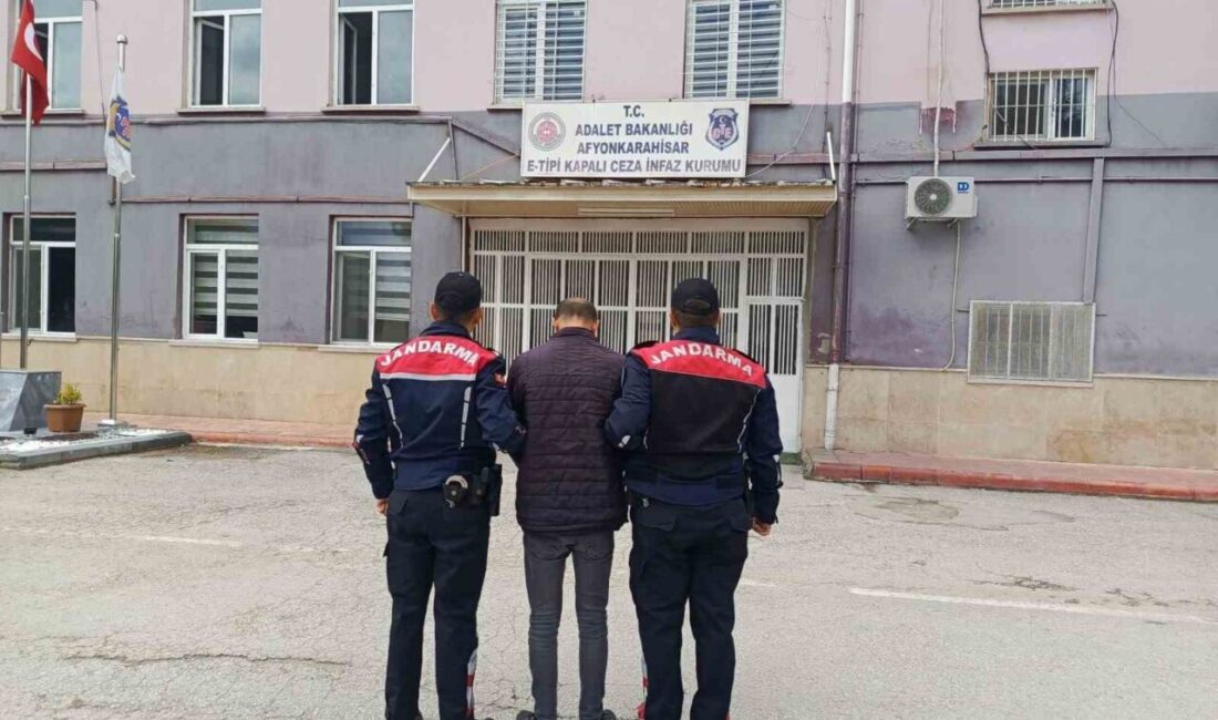 Afyonkarahisar’da hırsızlık suçundan 4 yıl 1 ay hapis cezasıyla aranan