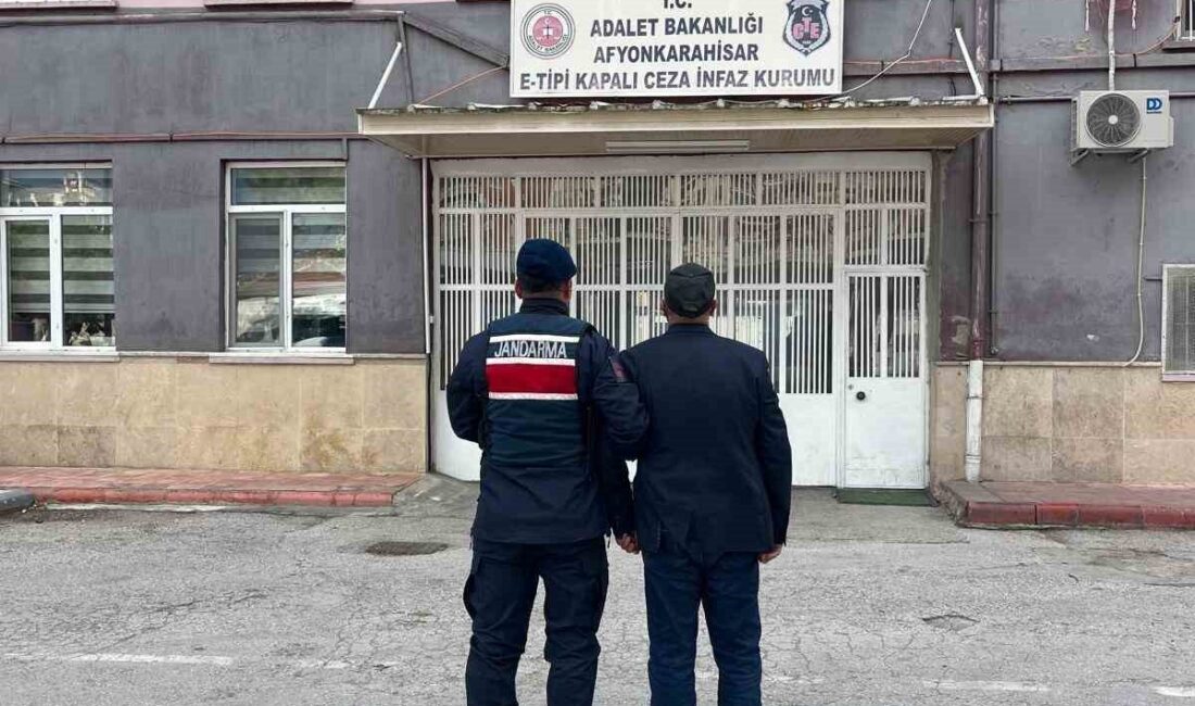 Afyonkarahisar’da 3 yıl 2 ay hapis cezasıyla aranan bir şahıs