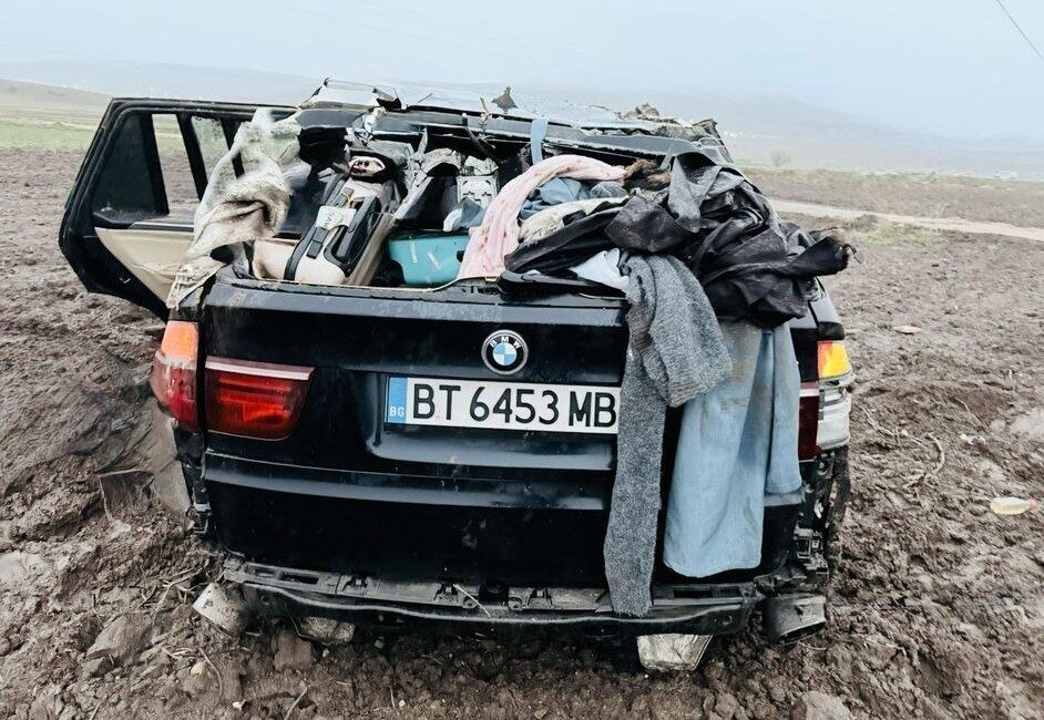 Afyonkarahisar’da gurbetçileri taşıyan otomobilin takla atması sonucu yaşanan trafik kazasında