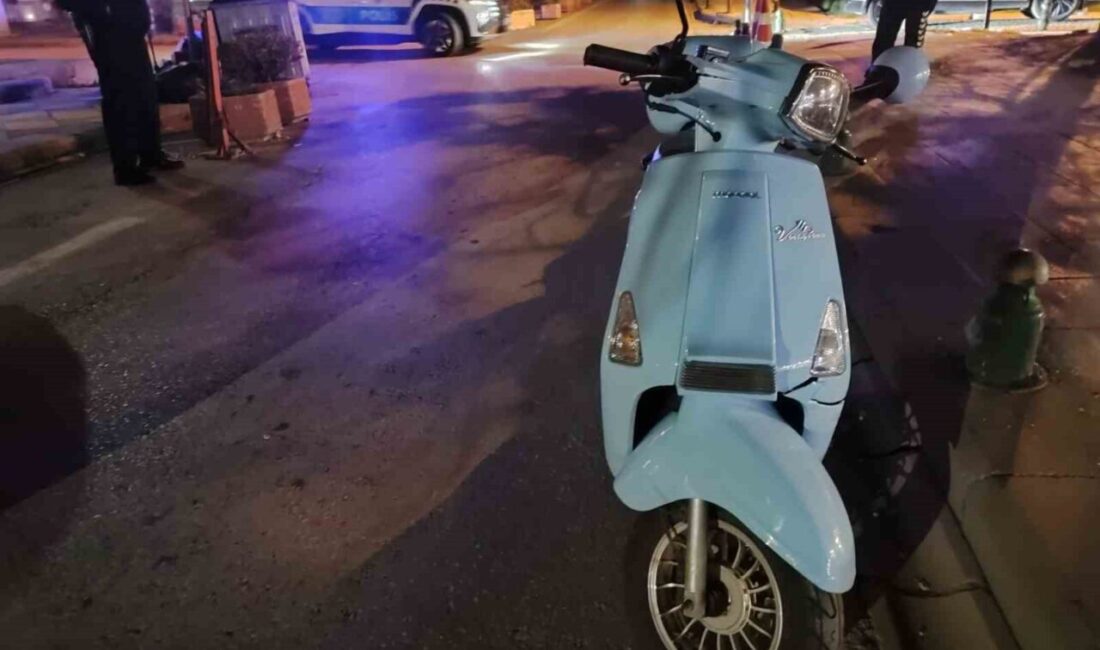 Eskişehir’de gidon hakimiyetini kaybedip kendi sürdüğü motosikletten düşerek yaralanan sürücü,