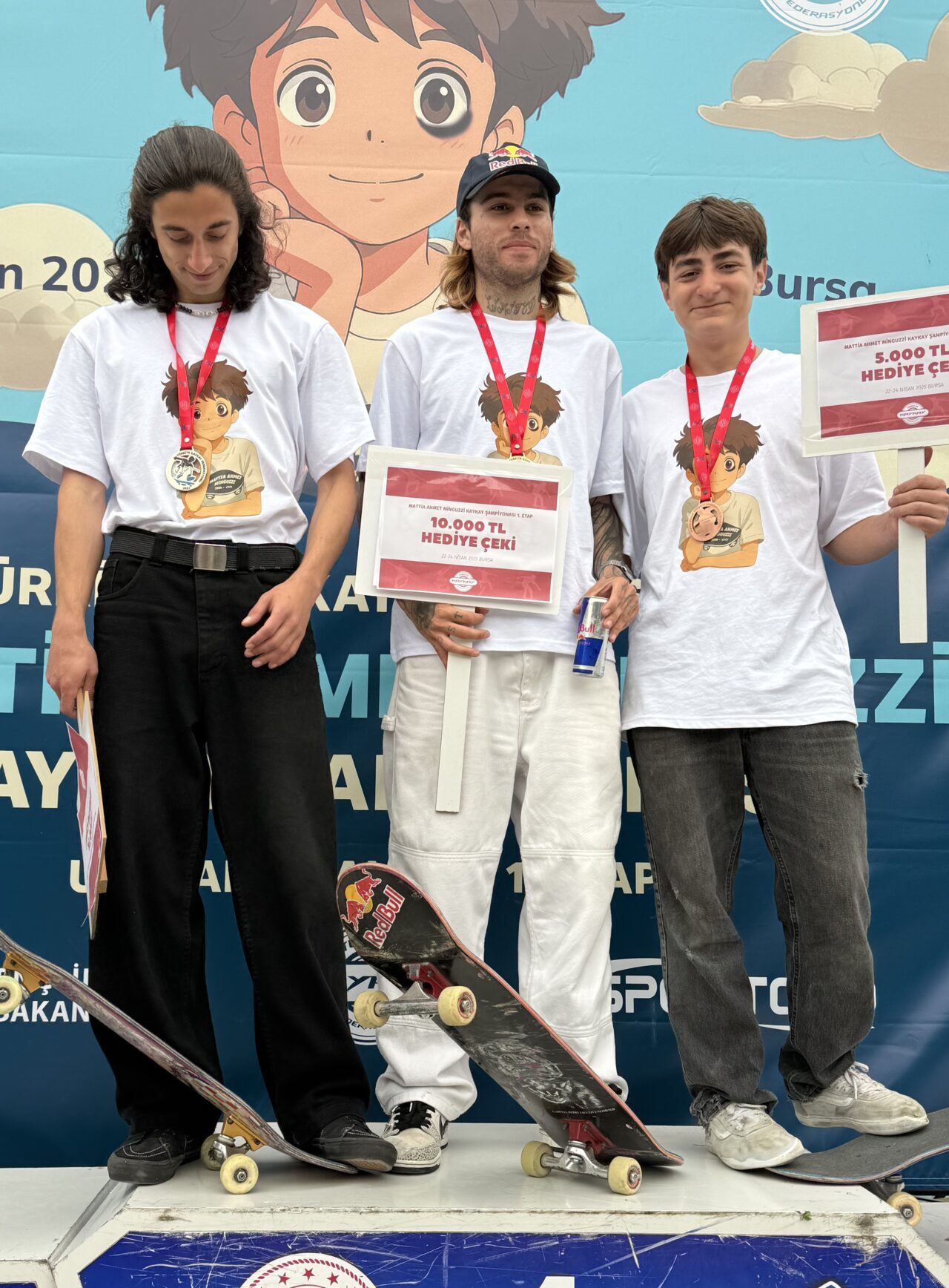 Mattia Ahmet Minguzzi Kaykay Şampiyonası 1. Etap Ulusal Sıralama Yarışması’nda