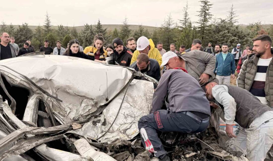 Afyonkarahisar’ın Bolvadin ilçesine bağlı Hamidiye köyü yakınlarında sabah saatlerinde meydana