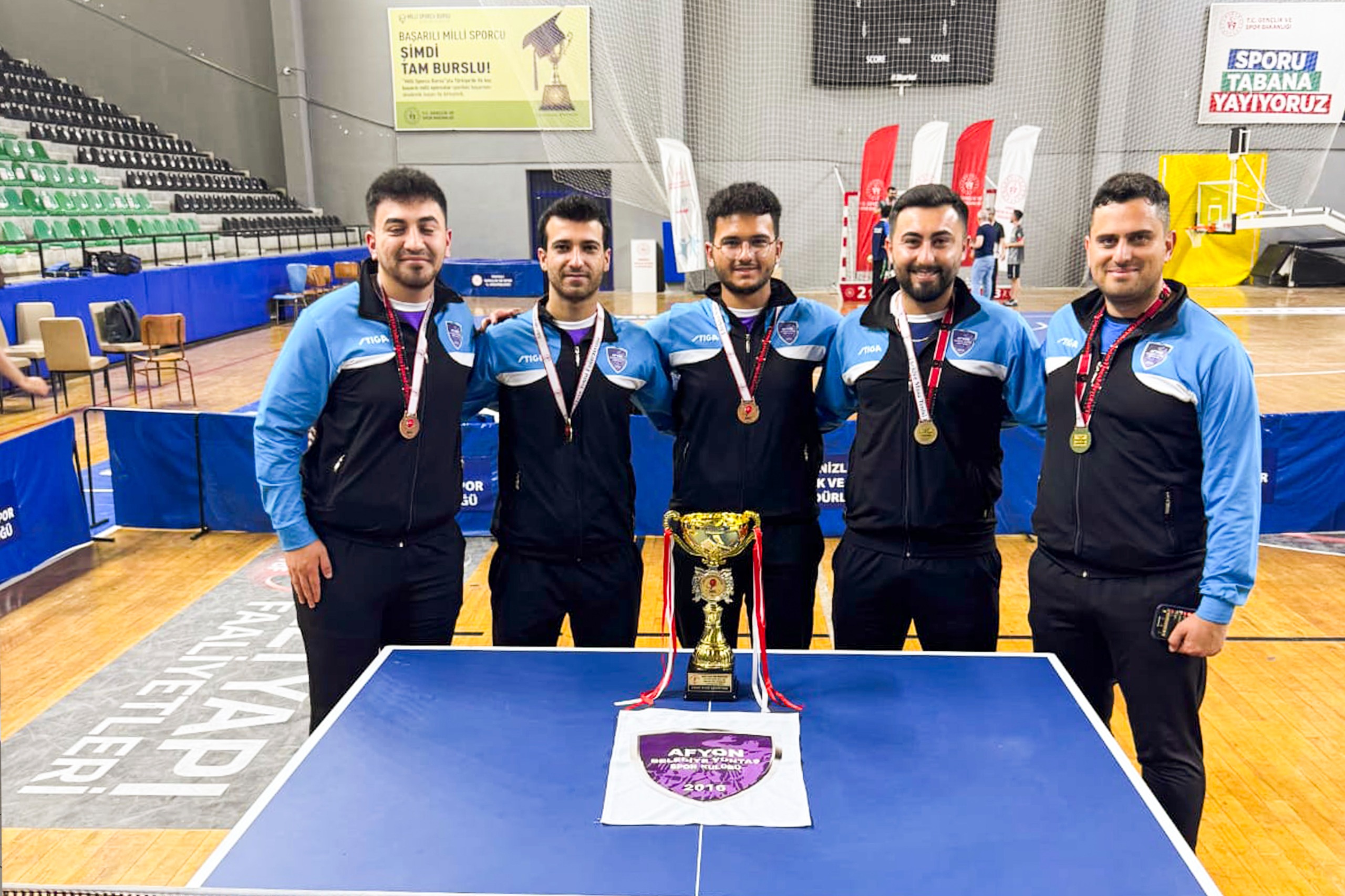 Denizli’de düzenlenen Masa Tenisi Federasyonu 3. Lige Yükselme Terfi Ligi