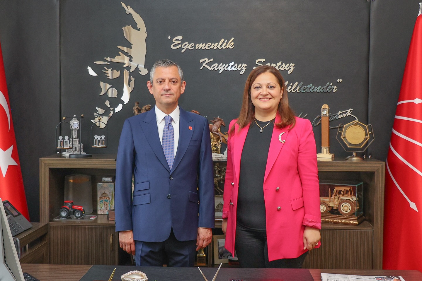 Ankara’ya giden Afyonkarahisar Belediye Başkanı Burcu Köksal, CHP Genel Başkanı