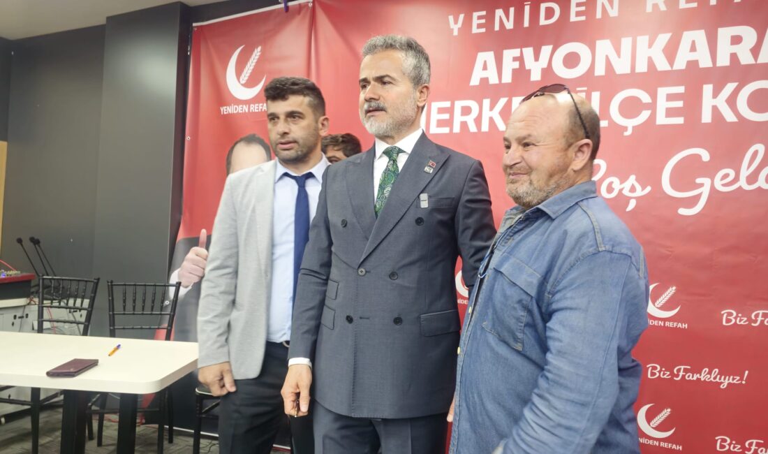 Yeniden Refah Partisi Afyonkarahisar 3. Olağan Merkez İlçe Kongresi dün