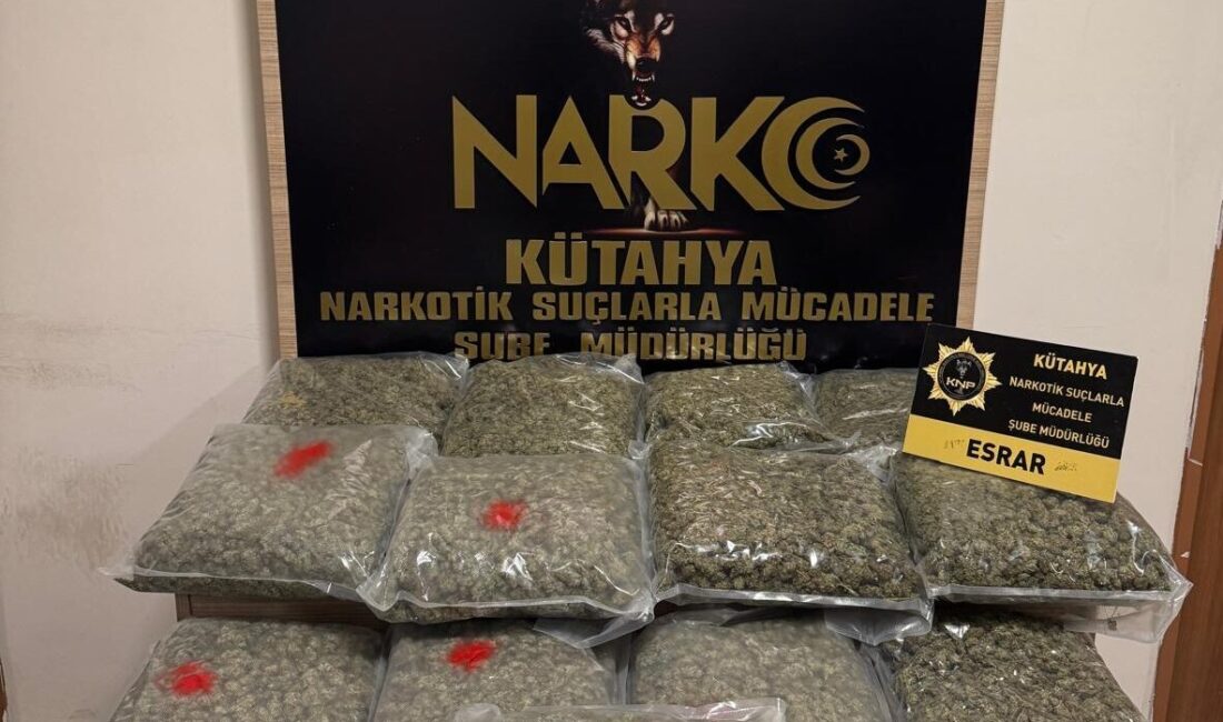 Kütahya'da 15 kilo 840 gram esrar ele geçirilen kamyonun sürücüsü