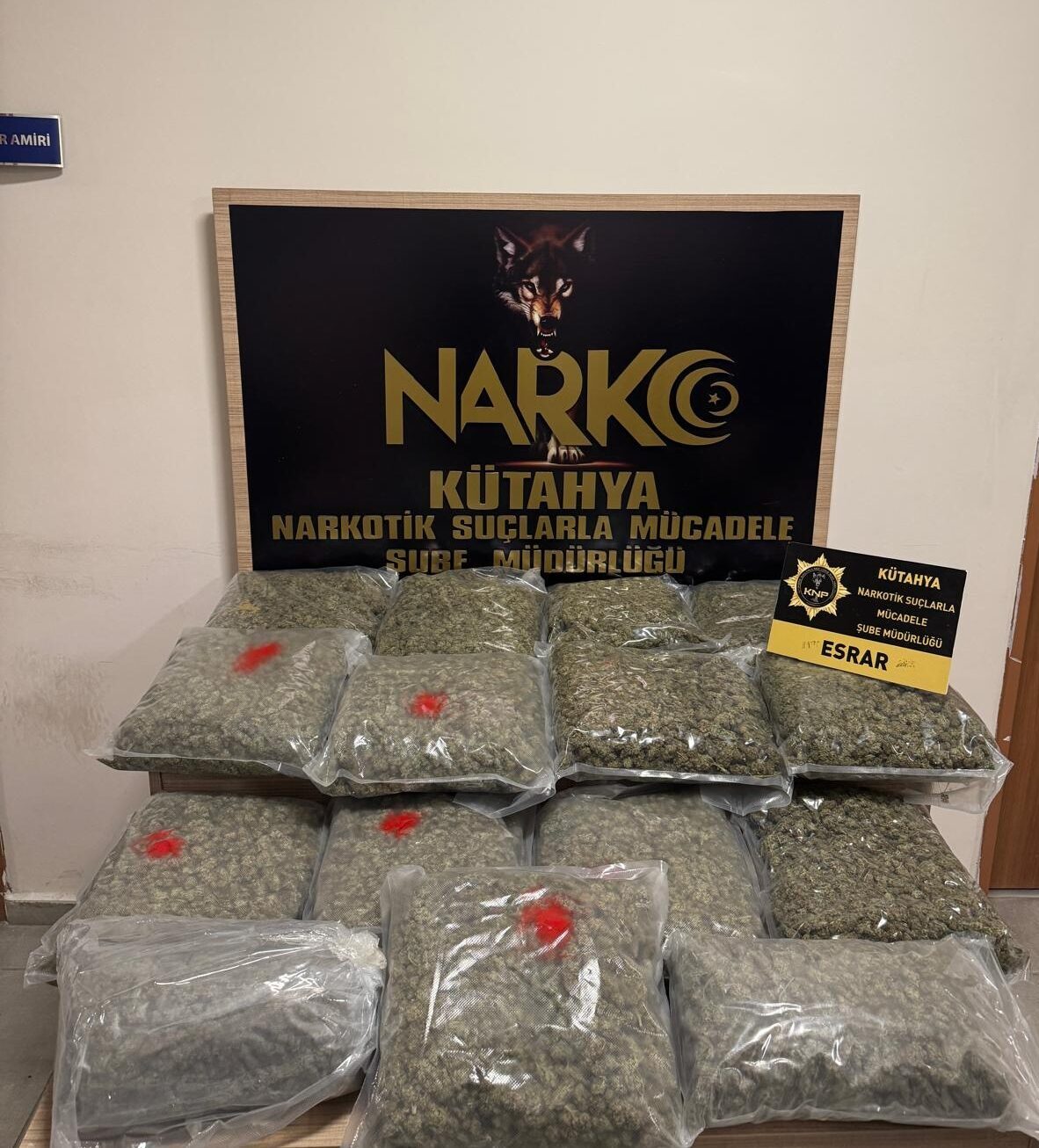 Kütahya'da 15 kilo 840 gram esrar ele geçirilen kamyonun sürücüsü