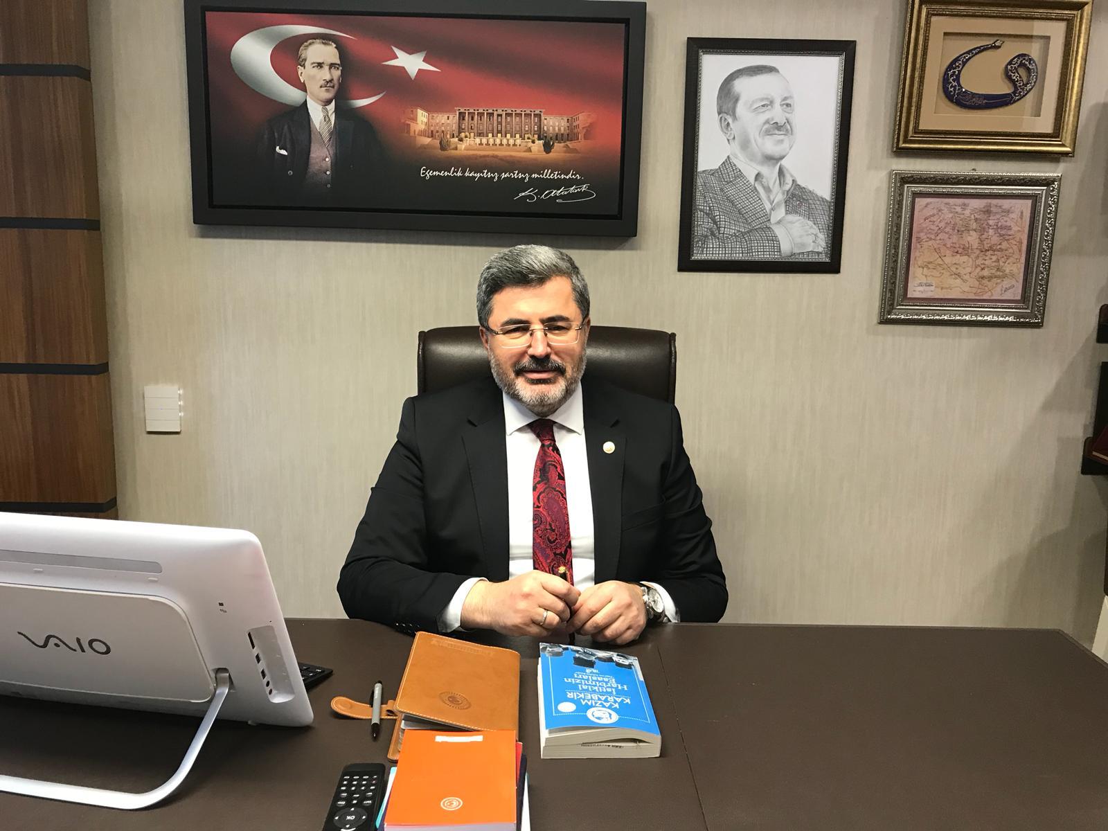 AK Parti Afyonkarahisar Milletvekili Ali Özkaya, sosyal medya hesabından paylaşım