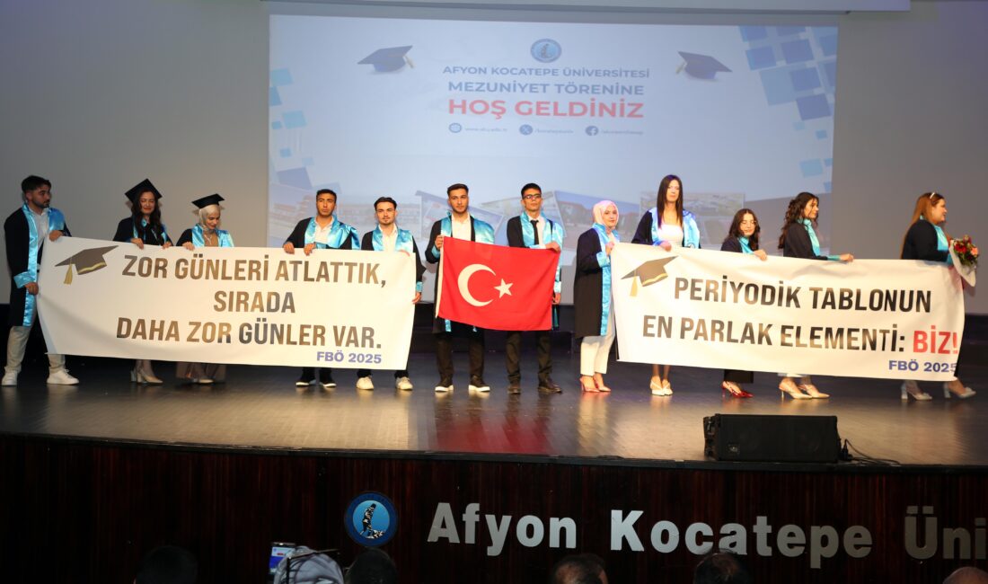 Afyon Kocatepe Üniversitesi (AKÜ) Eğitim Fakültesi 2024-2025 Akademik Yılı mezuniyet