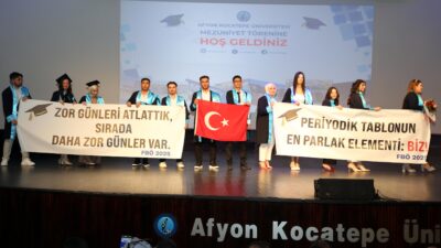 Afyon Kocatepe Üniversitesi (AKÜ) Eğitim Fakültesi 2024-2025 Akademik Yılı mezuniyet