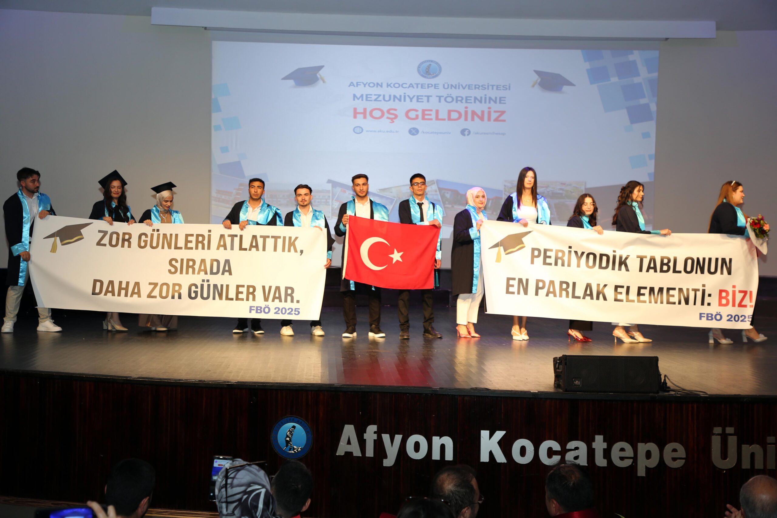 Afyon Kocatepe Üniversitesi (AKÜ) Eğitim Fakültesi 2024-2025 Akademik Yılı mezuniyet