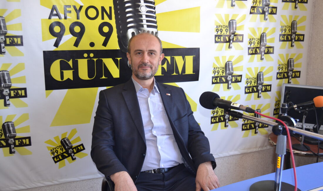 
Türkiye Kızılay Derneği Afyonkarahisar İl Başkanı Mehmet Yakın Gün FM’in