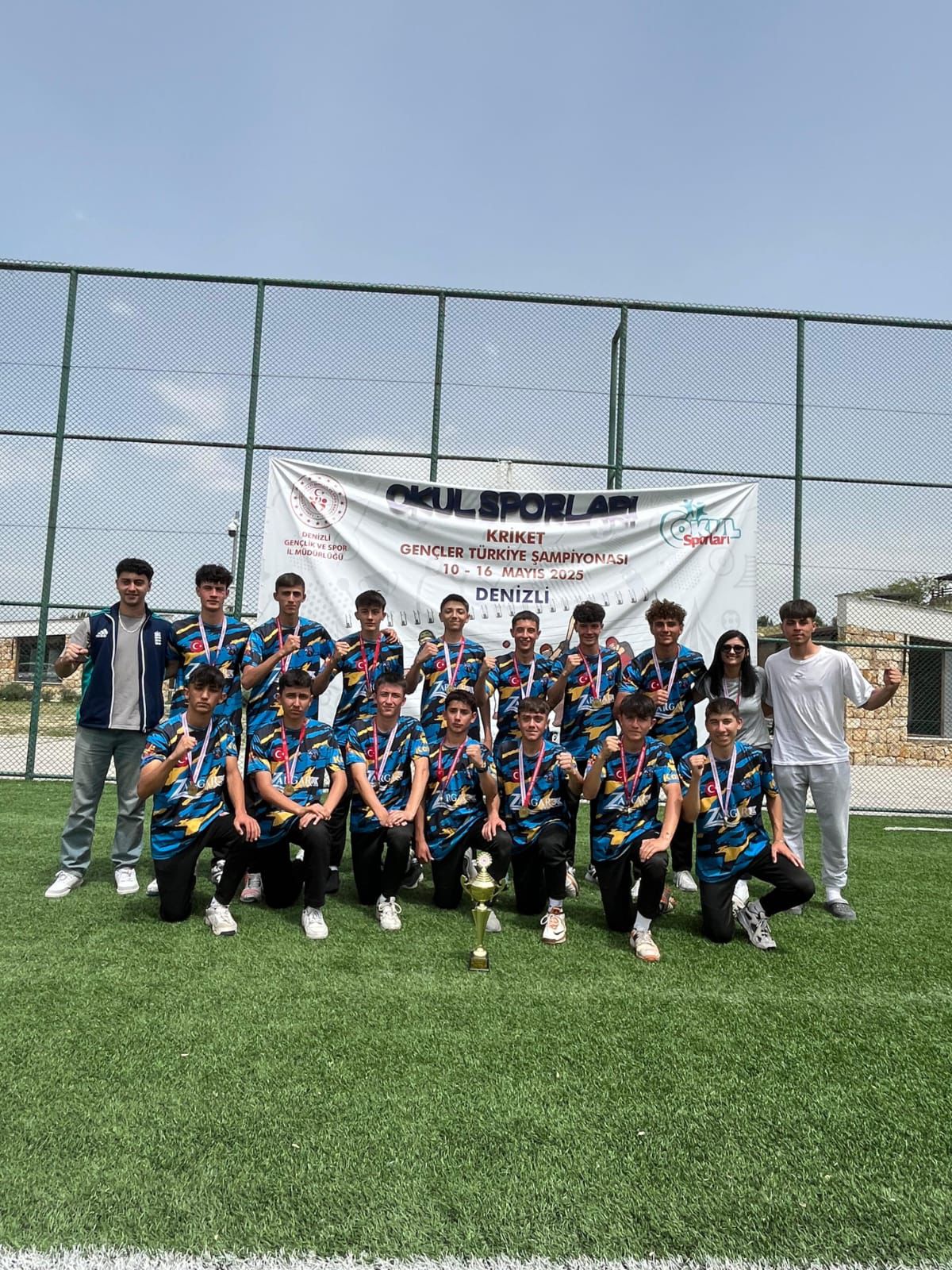 Afyonkarahisar Spor Lisesi, 2024-2025 Okul Sporları Kriket Gençler Türkiye Şampiyonası’nda