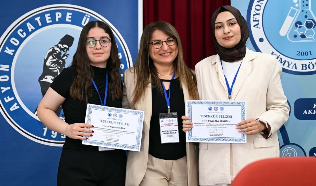 Afyon Kocatepe Üniversitesi (AKÜ) Fen Edebiyat Fakültesi Kimya Bölümü tarafından
