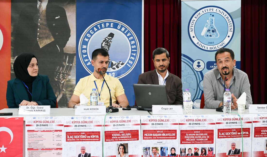 Afyon Kocatepe Üniversitesi (AKÜ) Fen Edebiyat Fakültesi Kimya Bölümü tarafından