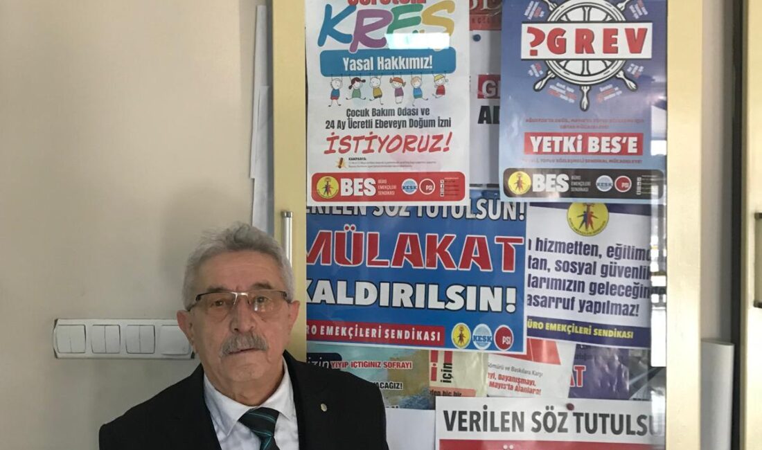 Büro Emekçileri Sendikası (BES) Afyonkarahisar Temsilcisi Ali İhsan Orhan, “Emekçiler