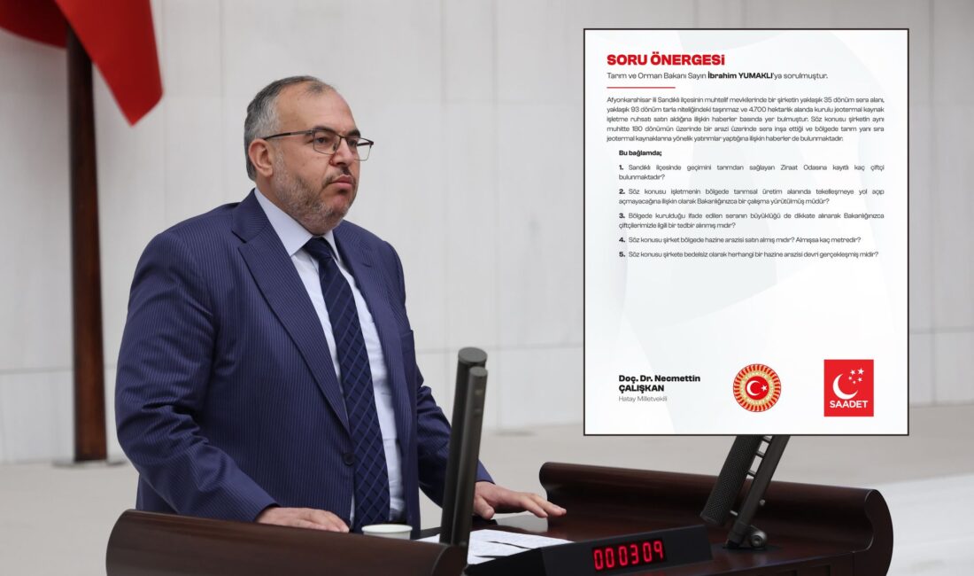 Saadet Partisi Hatay Milletvekili Doç. Dr. Necmettin Çalışkan, Afyonkarahisar’ın Sandıklı