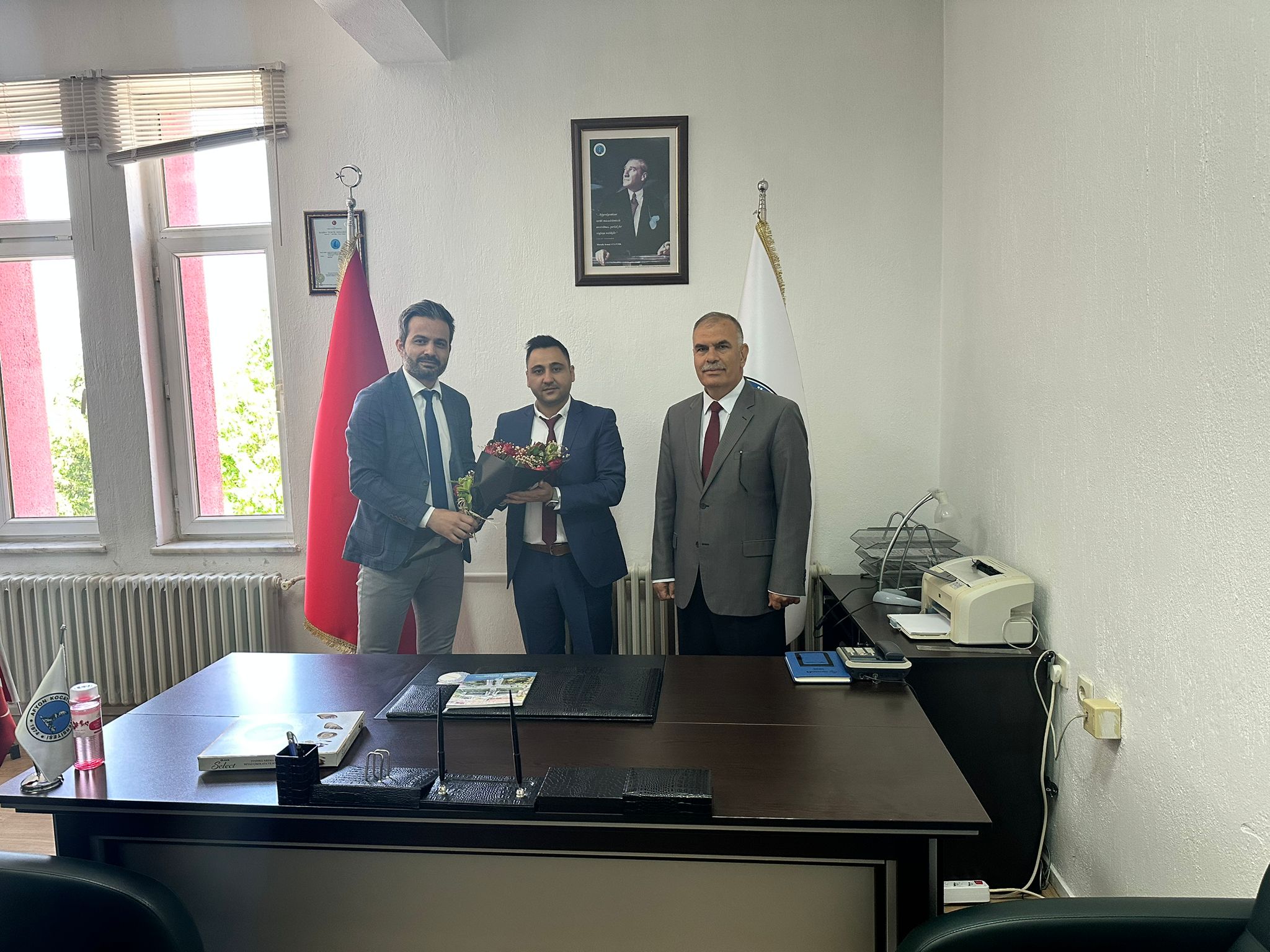 Afyon Kocatepe Üniversitesi (AKÜ) Sultandağı Meslek Yüksekokulunda (MYO) devir teslim
