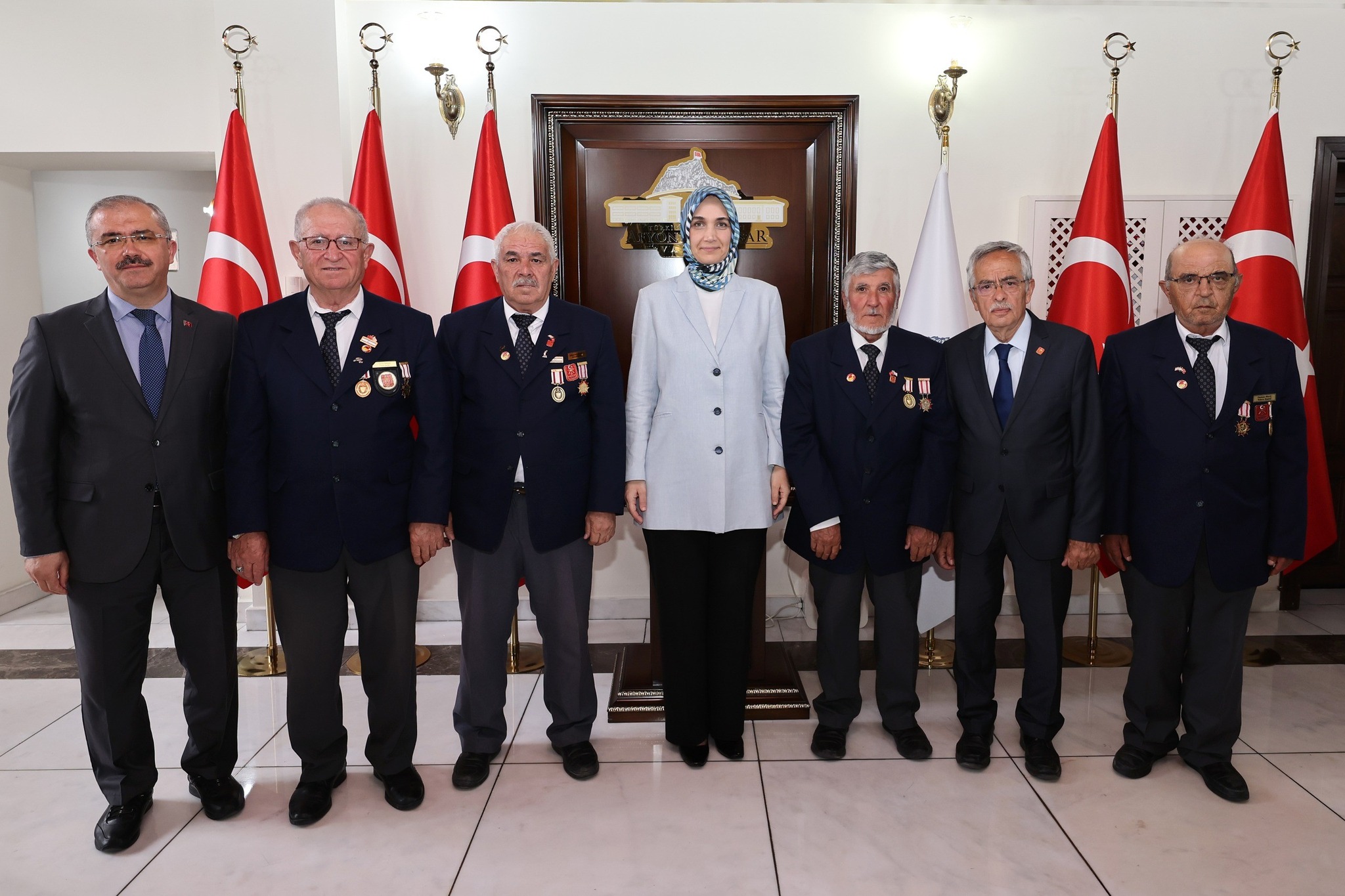 Afyonkarahisar Valisi Doç. Dr. Kübra Güran Yiğitbaşı, Türkiye Muharip Gaziler