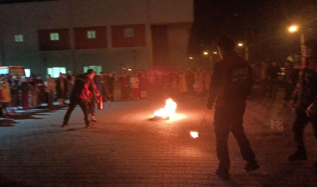 Afyonkarahisar Çiğiltepe ve Tınaztepe Yurtları'nda, Afet ve Acil Durum Yönetimi