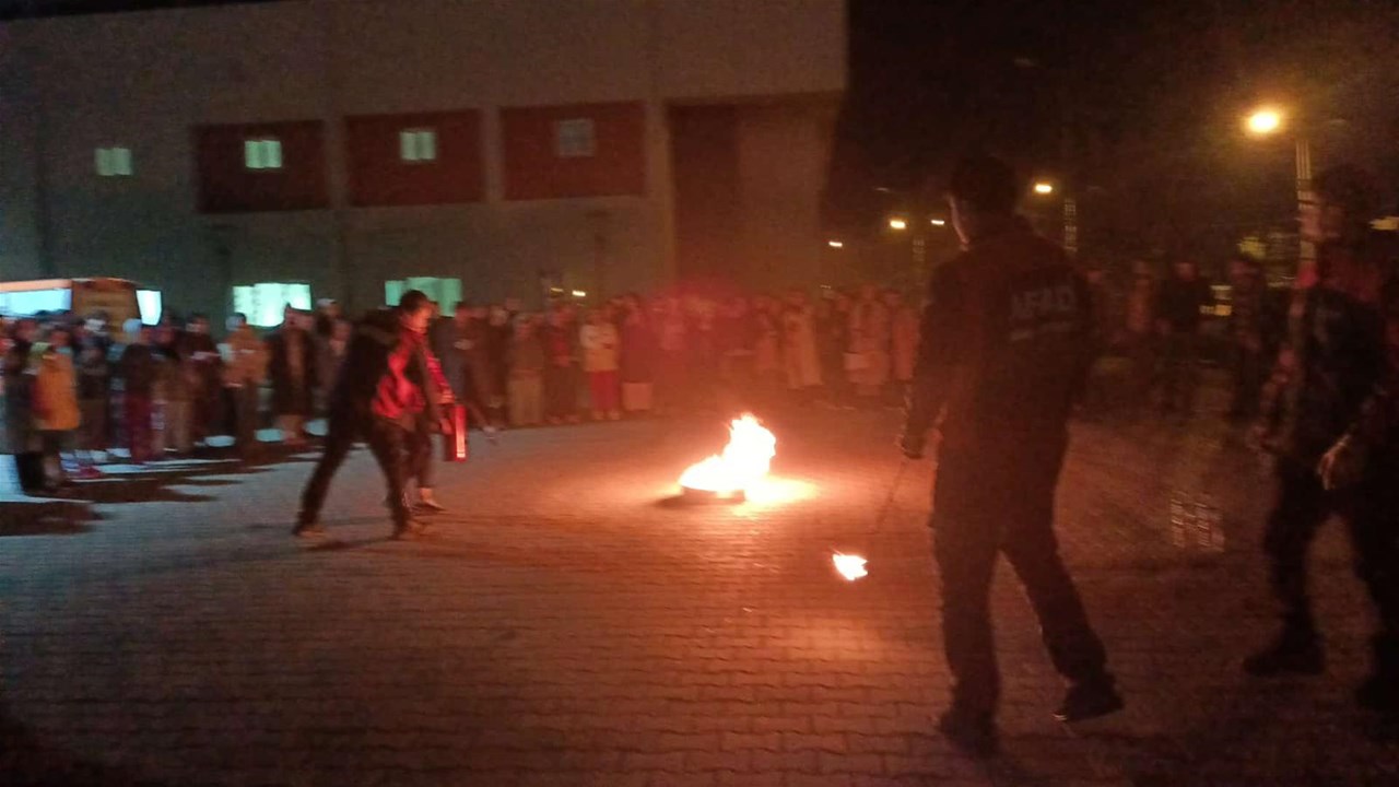 Afyonkarahisar Çiğiltepe ve Tınaztepe Yurtları'nda, Afet ve Acil Durum Yönetimi