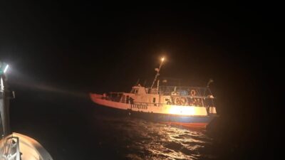 Muğla'nın Datça ilçesi açıklarında özel teknede 93 düzensiz göçmen ile