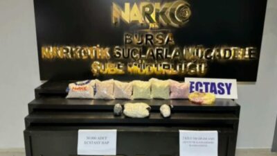 Bursa'da uyuşturucu tacirlerine yönelik harekete geçen Bursa İl Emniyet Müdürlüğü,