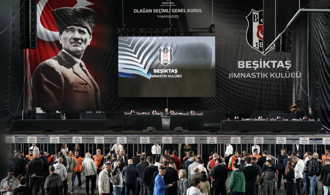  Beşiktaş Kulübü’nün olağanüstü seçimli genel kurulu başladı.
