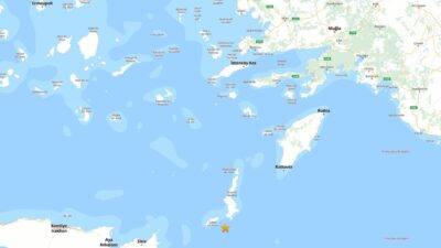  Akdeniz açıklarındaki 6 büyüklüğündeki deprem Muğla ve çevre illerde de hafif şekilde