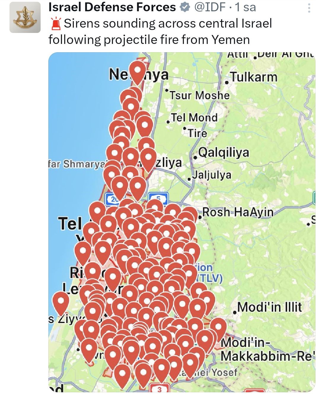 Orta Doğu’da tansiyon yeniden yükseliyor. Yemen’den İsrail’e yönelik yeni bir